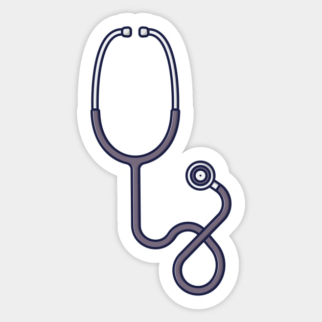 Stethoscope Sticker by KH Studio